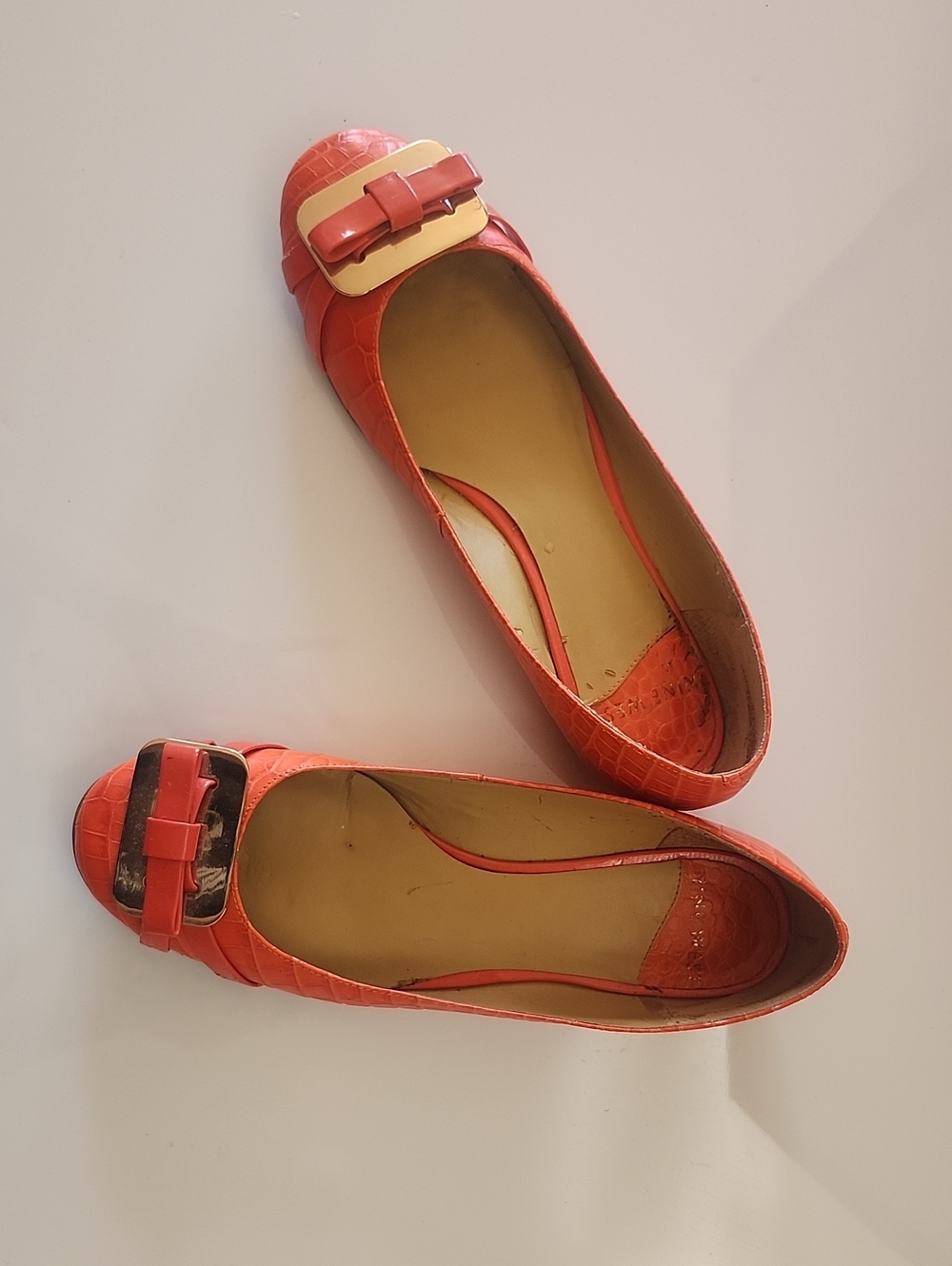 Women’s Coral Ballet Flats with Decorative Buckleby NINE WEST